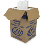 Individually Wrapped Drinking Straws - Jumbo