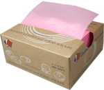 STRAWBERRY PINK 6 X 10-3/4" Lightweight Bakery Pick-up Tissue