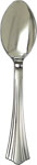 Reflections Silver Disposable Cutlery Spoons - Heavy Weight 6.25"