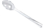 Petites Clear Tasting Spoons 4.2"