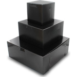 Black Bakery Boxes