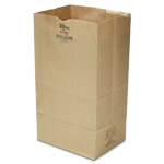 20lb. Shorty Natural Brown Kraft SOS Bags