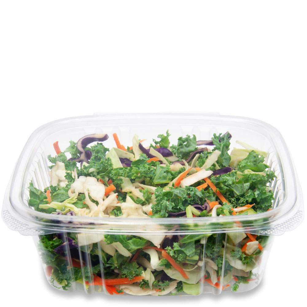 Custom Printed 32 oz Compostable PLA Deli Containers