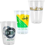 Custom Clear Plastic Cups with Logo