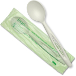 Compostable Spoons - Individually Wrapped 6"