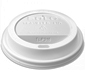 White Lids for Disposable Coffee Cups - Sipper / Dome Style - Fits 10, 12, 16, 20, 24 oz. Dart Solo
