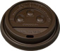 Brown Dome Lids for Planet+, Ripple Wrap & Dopaco 10/12/16/20/24oz. Paper Coffee Cups