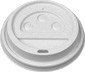White Dome Lids for Coffee Revolution and Swirl Designs, as well as Detpak Ripple Wrap & Planet 10/1