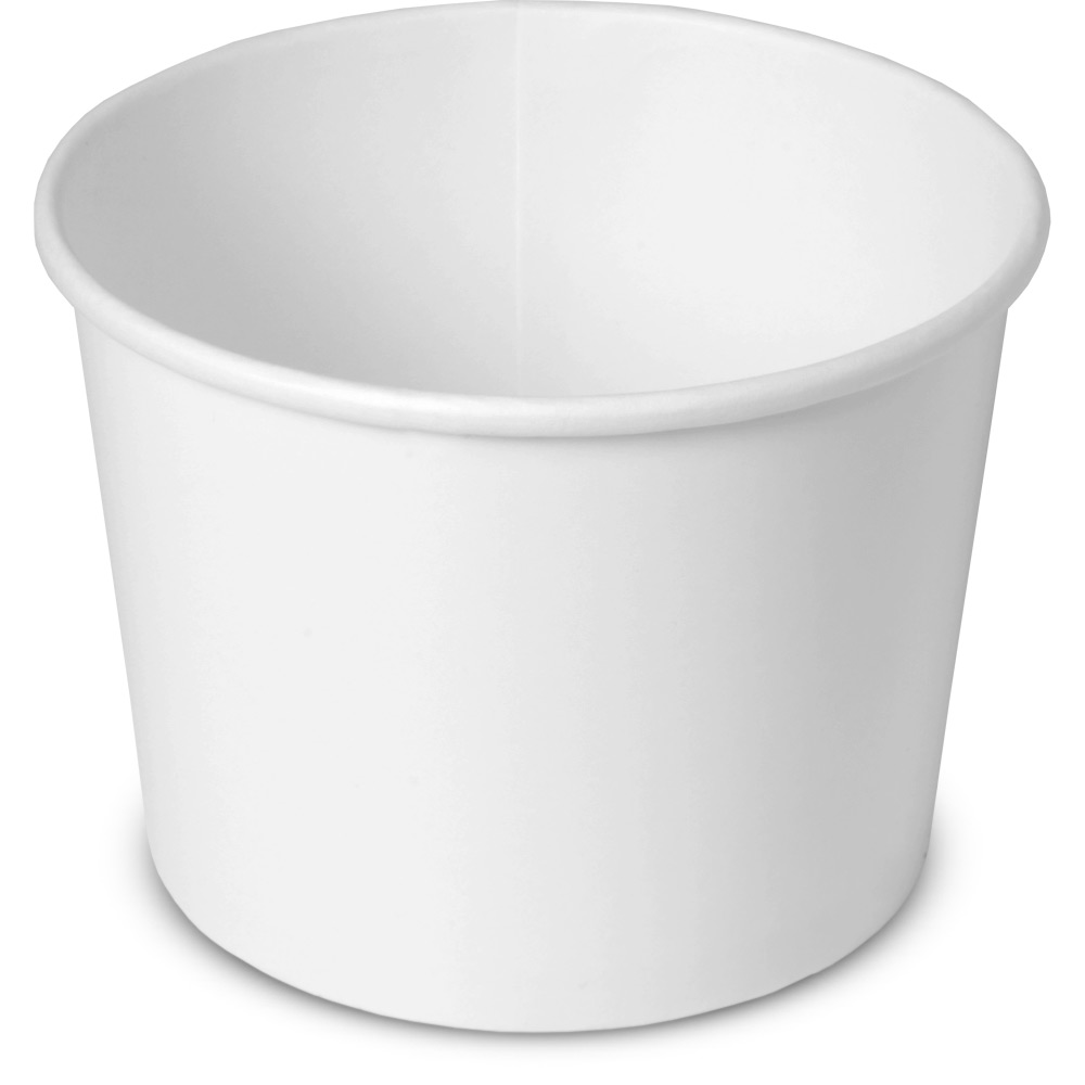 64 oz. Plain White BULK Soup , Ice Cream or Food Container