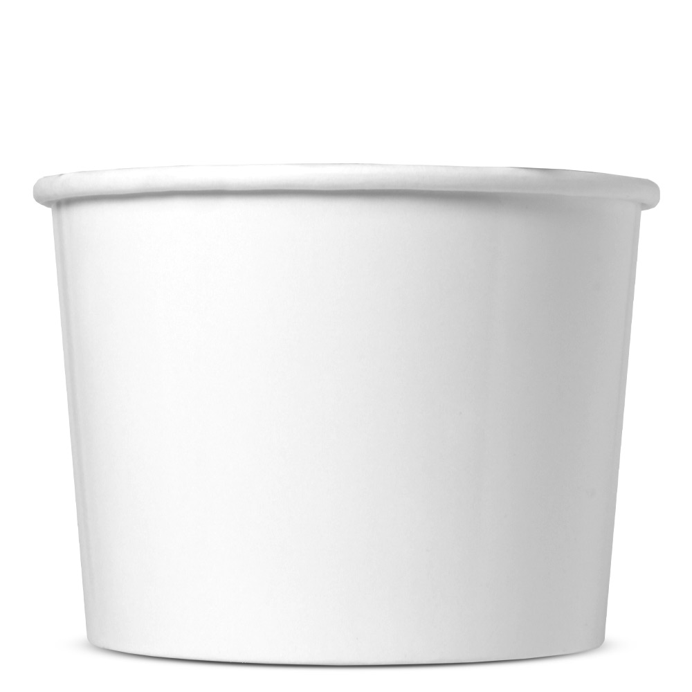 64 oz. Plain White BULK Soup , Ice Cream or Food Container