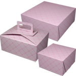 Parisian Pastry Design Cupcake Boxes - 100% Recycled Material