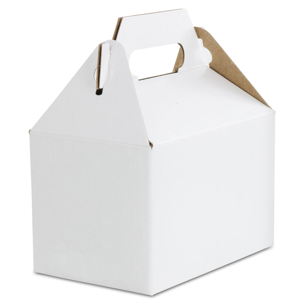 White Gable Boxes Wholesale Barn Boxes MrTakeOutBags