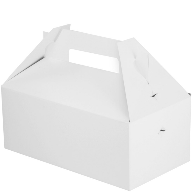 White Gable Box with Vents - 8-7/8 x 5 x 3-1/2 in.
