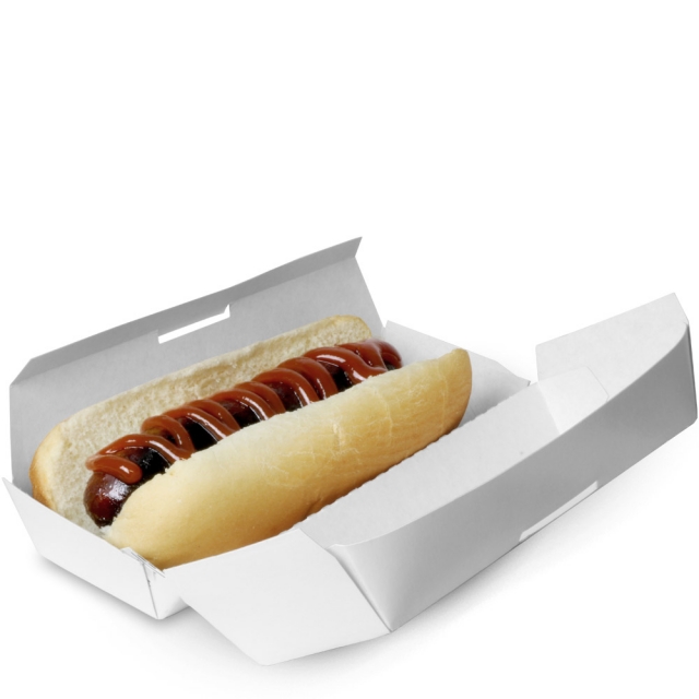 Regular Size Hot Dog Clamshell Boxes