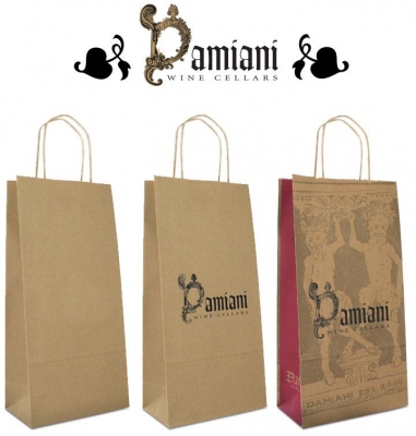 Custom Paper Wine Bags Personalized Mrtakeoutbags Custom Paper Wine Bags Personalized