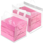 Clear Carry Out Bags / Clear Cupcake Bags