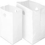 Carry Out Bags with Die-Cut Handles