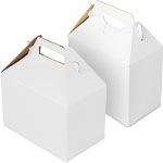 White Gable Boxes