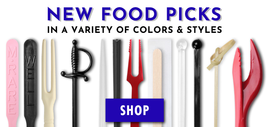 disposable food picks and stirrers