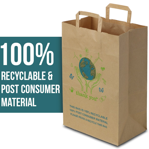 paper grocery bags with handles